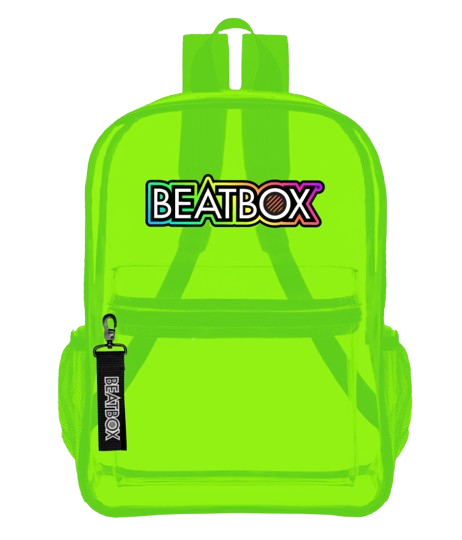 Green Clear Backpack